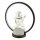 Tischleuchte Astronaut Karate Kämpfer im LED Ring H:33,5 cm - Tischlampe Weltall, Lampe, Moderner Deko Stil , Geschenkidee