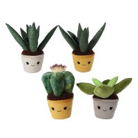 Pflanzen Sukkulenten XL 40x25 cm aus Plüsch -...