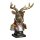 Hirschbüste mit Geweih H:45 cm antik-gold - Dekofigur Büste Hirsch, Skulptur, Jagd Trophäe, Weihnachtsdeko, Winterdeko, Schaufenster Deko
