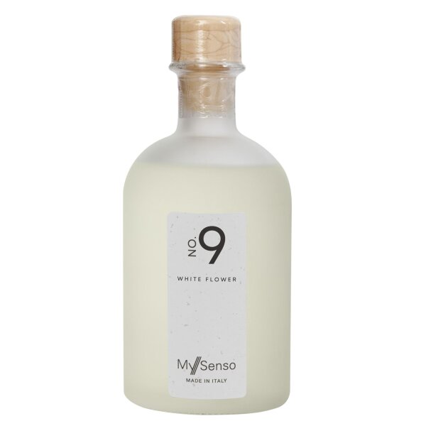 Refill Nachfüllflasche Diffuser My Senso N°9 White Flower 240 ml  - Premium Diffusor - Raumduft, Lufterfrischer, Duftstäbchen, Raum Duft, Verdunster