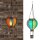 LED Solar Leuchte Heißluftballon Hängelampe 13,5 x 45 cm - Hängeleuchte, Gartenleuchte, Terrassen Lampe, Garten Balkon Deko, Moderner Deko Stil , Geschenkidee