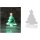 LED Leuchte Infinity Weihnachten H:21 cm (3er Set) - Weihnachtsbaum, Stern, Wichtel - LED Figur Weihnachten, moderner Deko Stil, Weihnachtsbeleuchtung