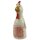 Zaunhocker Huhn mit Schürze H:21 cm aus Keramik - Zaun Deko Garten Henne, Tierfigur Pfostenhocker, Zaunfigur, Gartendeko, Zaunstecker