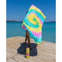 TIE DYE Hammam Strandtuch grün, gelb 180x100 cm -...
