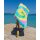 TIE DYE Hammam Strandtuch grün, gelb 180x100 cm - schnell trocknendes Handtuch aus recycelter Baumwolle - Strand Tuch, Badetuch, Strandlaken, Sonnentuch, Urlaub, Meer