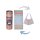2-in-1 Hammam Strandtuch & Strandtasche NEON blau-grau 180x100 cm - schnell trocknendes Handtuch aus recycelter Baumwolle - Strand Tuch, Tasche, Badetuch, Strandlaken