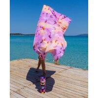 TIE DYE Wandelbares 2-in-1-Handtuch: Strandtuch &...