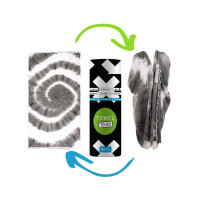 TIE DYE Wandelbares 2-in-1-Handtuch: Strandtuch &...