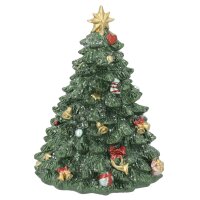 Mechanische Spieluhr Weihnachtsbaum mit Musik H:15 cm -...