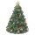 Mechanische Spieluhr Weihnachtsbaum mit Musik H:15 cm - Weihnachtsdeko mit Uhrwerk, Spieldose Tannenbaum, Tischdeko, Winterdeko, Deko Weihnachten, Advent Dekoration