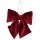 Baumschmuck Hänger Schleife, rot 14x15 cm - Traditioneller Christbaumschmuck, Weihnachtsdeko, Christbaum, Weihnachten