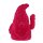 Winkefigur Zwerg mit Blumenmütze **B-WARE** Pink beflockt H:18,5 cm - Winkezwerg, Zwerge mit Winke-Funktion, Frühlingsdeko, Frühling