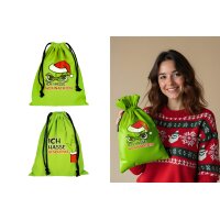 Geschenkbeutel Weihnachten Muffel (2er Set) 24x26 cm -...