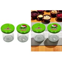 Einmachglas Muffel Weihnachten (6er Set) 200 ml mit Schraubverschluss - Ich hasse Weihnachten!, Schmeckt bestimmt nicht! - Vorratsglas, Einweckglas, Marmeladenglas