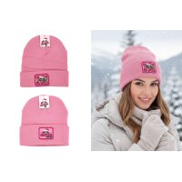 Mütze X-Miss (2er Set) pink "All the Jingle...