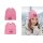 Mütze X-Miss (2er Set) pink "All the Jingle Ladies" & "Winterkind" - Weihnachten Damen Wintermütze, Wichtelgeschenk, Winter Strickmütze