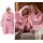 Hoodie Sweatshirt Decke X-Miss "Kuschelig warm" pink - Kuschelmantel Frauen Kuscheldecke Weihnachten