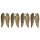 Kerzenstecker Engelsflügel für Adventskerzen (4er Set) 4,5x7 cm gold-antik - Kerzenpin Engel, Advent, Adventskranz basteln, Adventsdeko, Weihnachten