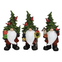 Dekofigur 3D Baumwichtel Weihnachten (3er Set) H:23 cm...