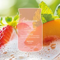 Yankee Candle Duftkerze im Glas (groß) WHITE STRAWBERRY BELLINI - Sommerkollektion - Signature Kerze mit Brenndauer bis zu 80 Stunden