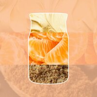 Yankee Candle Duftkerze im Glas (groß) TANGERINE & VANILLA - Sommerkollektion - Signature Kerze mit Brenndauer bis zu 80 Stunden
