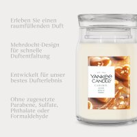 Yankee Candle Duftkerze im Glas (groß) CARAMEL KISS - Herbstkollektion - Signature Kerze mit Brenndauer bis zu 80 Stunden