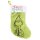 Weihnachtsstrumpf  Grinch "Feelin Grinchy" H:44 cm - Nikolausstrumpf, Weihnachtssocke, Hängedeko Nikolaus, Weihnachtsdeko, Weihnachten
