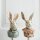 Dekofigur Büste Hase Heidilein **B-WARE** H: 22,5 cm - Frühlingsdeko, Kartenhalter, Deko Hase, Osterdeko, Osterhase, Ostern