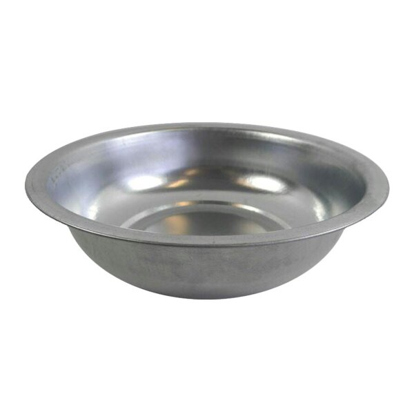 Dekoschale aus Metall, silber **B-WARE** 48x12,5 cm - Zinkschale als Mini Teich Balkon, Deko Schale Garten, Blumenschale