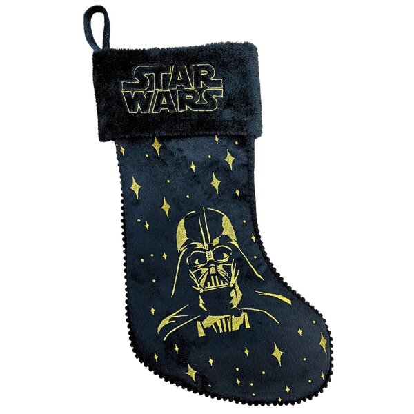 Weihnachtsstrumpf  Star Wars "Darth Vader" H:44 cm - Nikolausstrumpf, Weihnachtssocke, Hängedeko Nikolaus, Weihnachtsdeko, Weihnachten