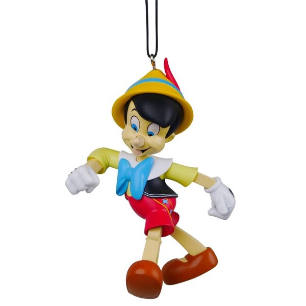 Disney Baumschmuck Pinocchio gehend - Weihnachtsanhänger für Fans, Hängedeko, Weihnachtsdeko, Weihnachten