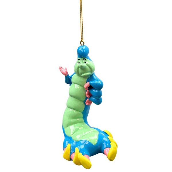 Disney Baumschmuck Raupe Absolem aus Alice im Wunderland - Weihnachtsanhänger für Fans, Hängedeko, Weihnachtsdeko, Weihnachten