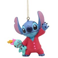 Baumschmuck Stitch im Pyjama mit Scrump aus Lilo &...
