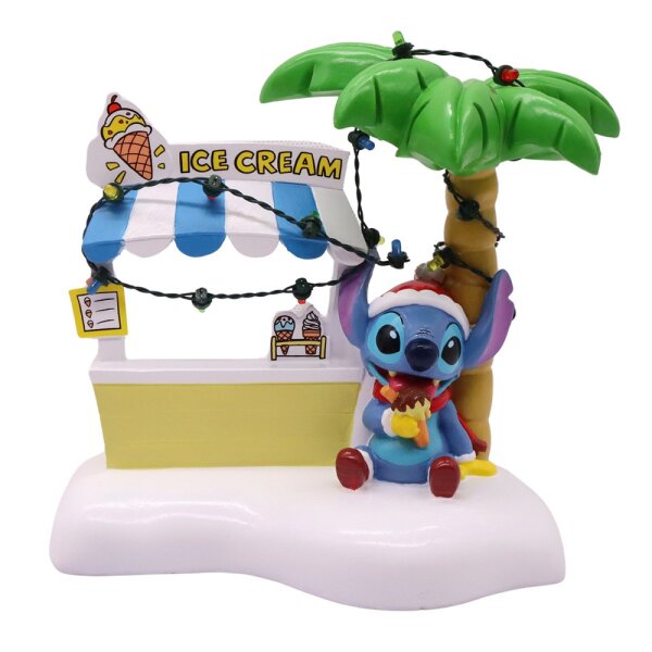 Disney Dekofigur Stitch mit Eiscreme - Weihnachten mit...