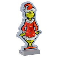 Infinity-Licht Grinch als Weihnachtsmann H:20 cm  - LED...