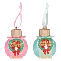 Duschgel Badegel Christbaumkugel HELLO WINTER (2er Set) - Wellness Geschenk Weihnachten, Weihnachtskugel, Baumschmuck