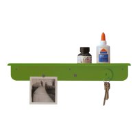 Shelf Life, grün - magnetisches Ablageboard