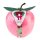 Badefizzer Apfel "Hello Winter" (4 Fizzer im Apfel als "Apfelstücke") rosa - Sprudelbad, Wellness Geschenkset, Bade Fizzer, Wichtelgeschenk, Badekugel, Badebombe