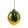 Baumschmuck Zitrone aus Glas - Baumdeko Obst, Hängedeko Essen, Weihnachtsdeko, Christbaumschmuck, Weihnachten