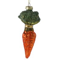 Baumschmuck Karotte aus Glas - Baumdeko Gemüse...
