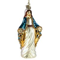 Baumschmuck Madonna aus Glas - Baumdeko Symbol...