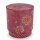 Sitzhocker Pouf Mumbai Morning 40x45 cm pink - Schminktisch Hocker, Polsterhocker rund, Ankleidehocker, Fußhocker, Geschenkidee