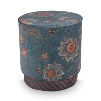 Pip Studio Sitzhocker Pouf Mumbai Morning 40x45 cm blau -...