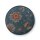 Sitzhocker Pouf Mumbai Morning 40x45 cm blau - Schminktisch Hocker, Polsterhocker rund, Ankleidehocker, Fußhocker, Geschenkidee