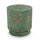 Sitzhocker Pouf Mumbai Morning 40x45 cm grün - Schminktisch Hocker, Polsterhocker rund, Ankleidehocker, Fußhocker, Geschenkidee