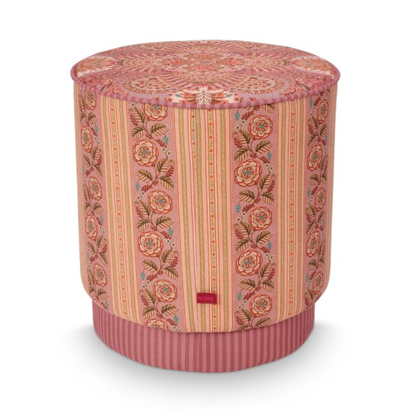 Sitzhocker Pouf Rosa Rani 40x45 cm pink