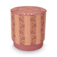Sitzhocker Pouf Rosa Rani 40x45 cm pink - Schminktisch...