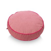 Sofakissen Kissen Alfombra rund 40x10 cm pink - Dekokissen Orientalischer Stil, Couchkissen Wohnzimmer, Bodenkissen, Geschenkidee