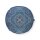 Pip Studio Sofakissen Kissen Alfombra rund 40x10 cm blau - Dekokissen Orientalischer Stil, Couchkissen Wohnzimmer, Bodenkissen, Geschenkidee