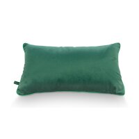 Pip Studio Sofakissen Kissen Darjeeling Days 55x33 cm grün - Seenlandschaft mit Schwan - Dekokissen, Couchkissen Wohnzimmer, Geschenkidee